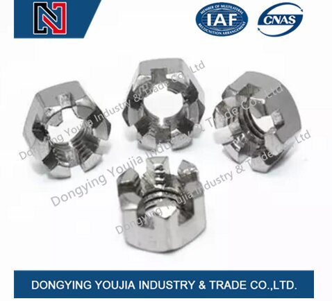 GB6181 Stainless Steel Hexagon Thin Slotted Nut