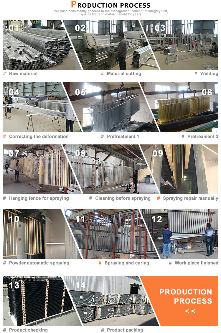 China Lattice Aluminum Zinc Steel Fence