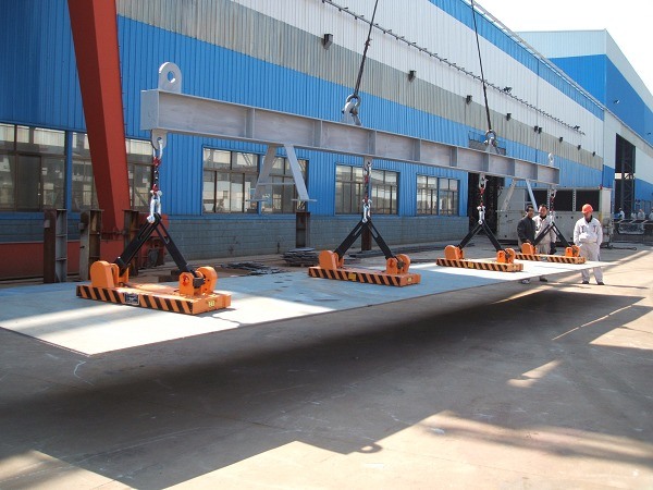 500kg Manual Permanent Magnet Lifter / Permanent Lifting Magnet Crane