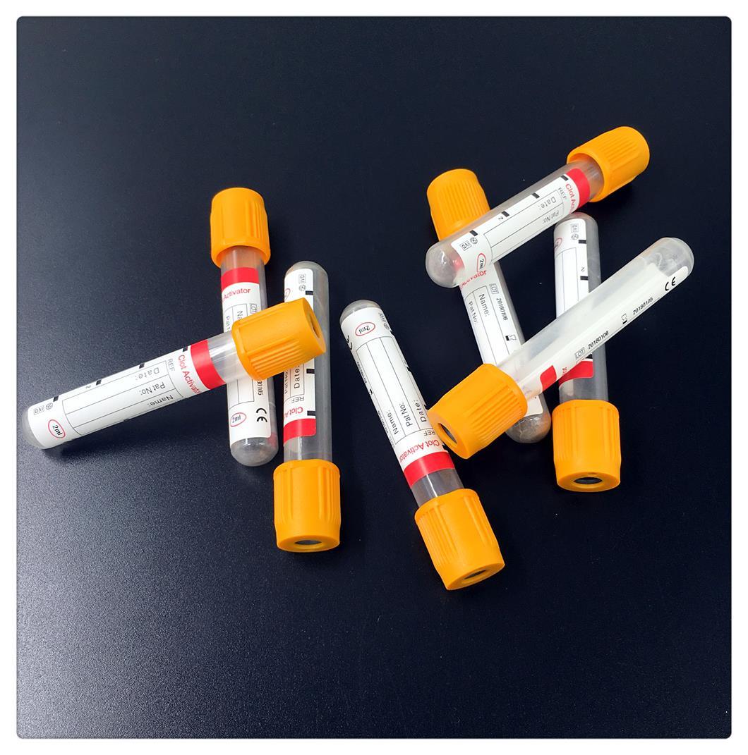 Ce Approved Orange Top PRO-Coagulation Vacuum Blood Collection Tube