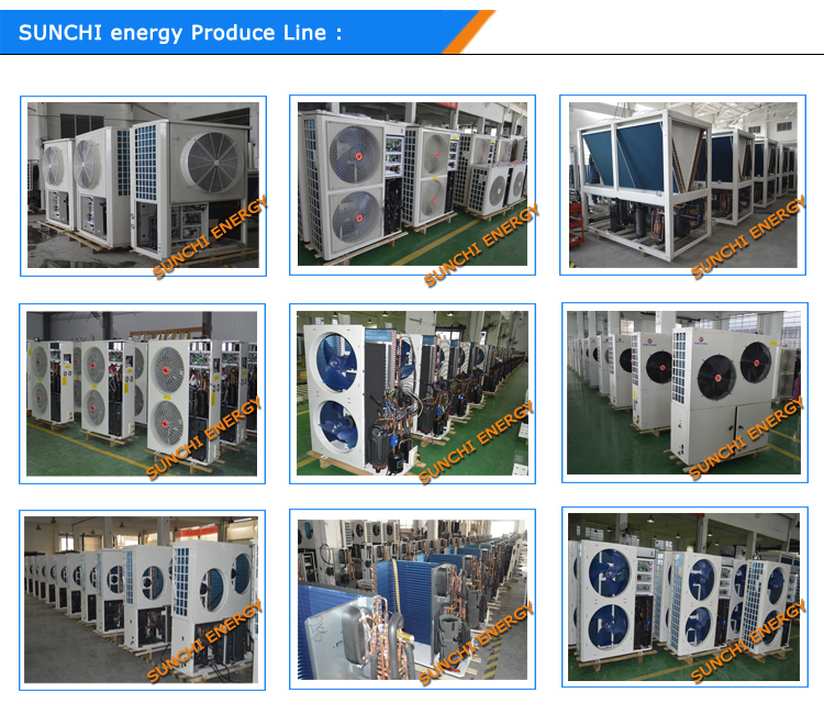 Evi Tech -25c Winter Floor Heating 120sq Meter Room 12kw/19kw/35kw Auto-Defrost High Cop Most Efficient Heat Pumps Split System