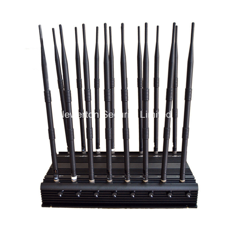 16 Antennas Mobile Phone Signal Isolator/ WiFi GPS Jammer/VHF UHF Jammer/Lojack Jammer/ 315/433/868MHz RF Radio Signal Jammer