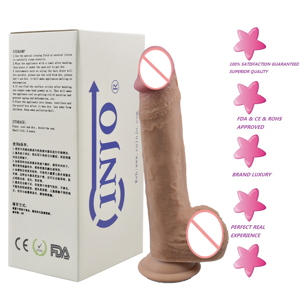 Hot Sale Adult Sex Toys for Woman & Lesbian Real Silicone Dildo Women Double Realistic Penis Dildos Anal Sex Products