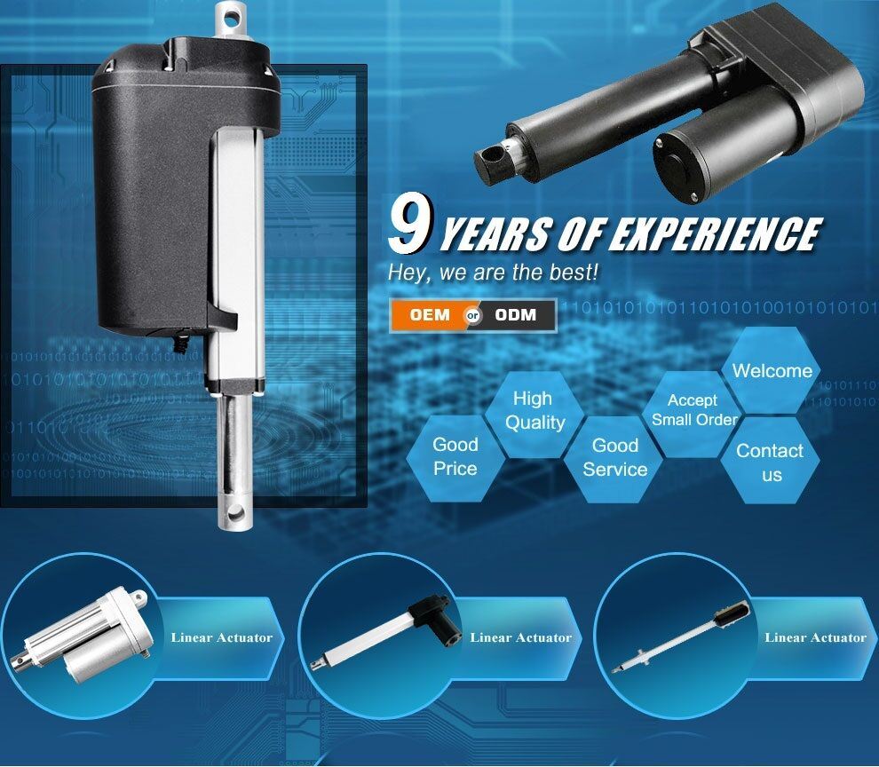 Small Linear Actuator, Small Load High Speed, 80 mm/S with 5kg