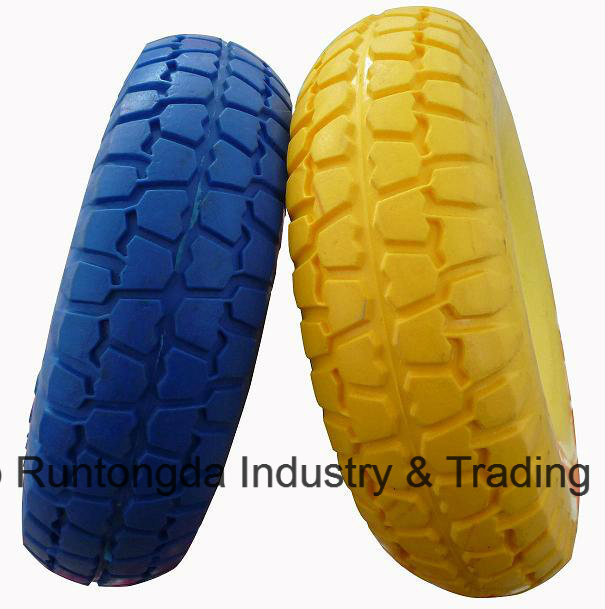 4.00-8 Rubber PU Foam Flat-Free Tractor Wheel