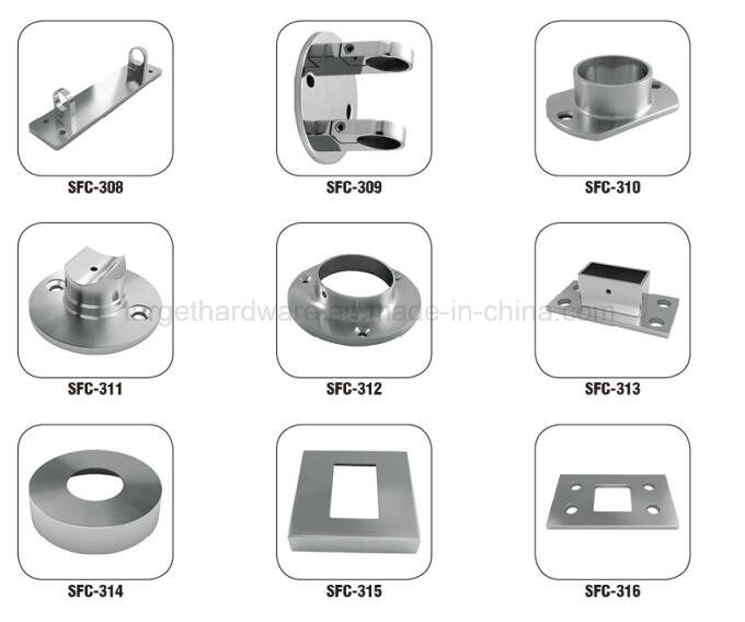 Stainless Steel Decorative End Cap for Balcony Balustrade (SFC-317)