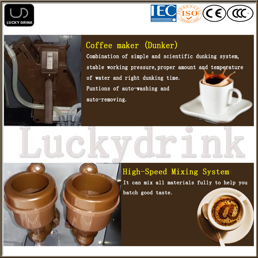 Hv-101e Bean Grinding Coffee Vending Equipment