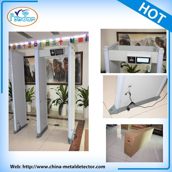 Touch Screen 48 Zone Door Frame Walk Through Metal Detector