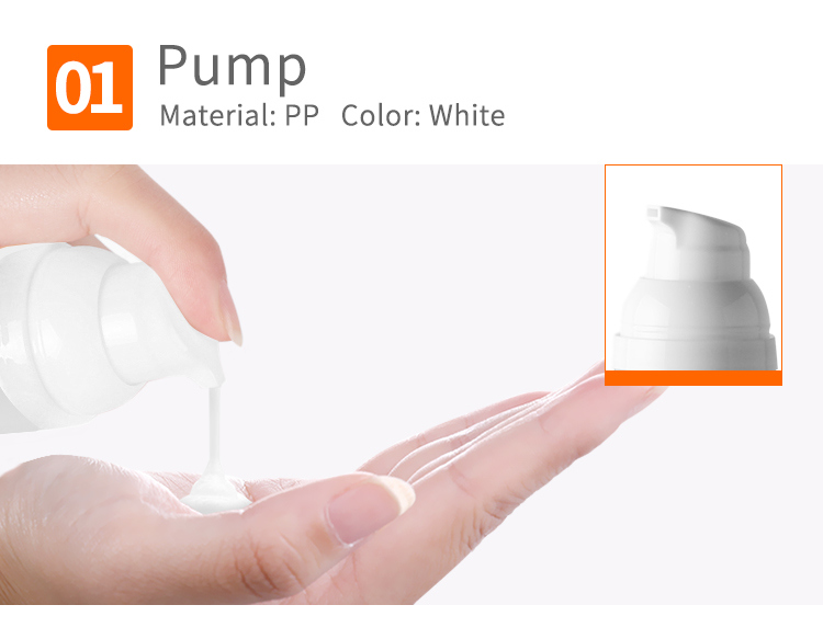 PP Airless Bottle for Lotion Cream