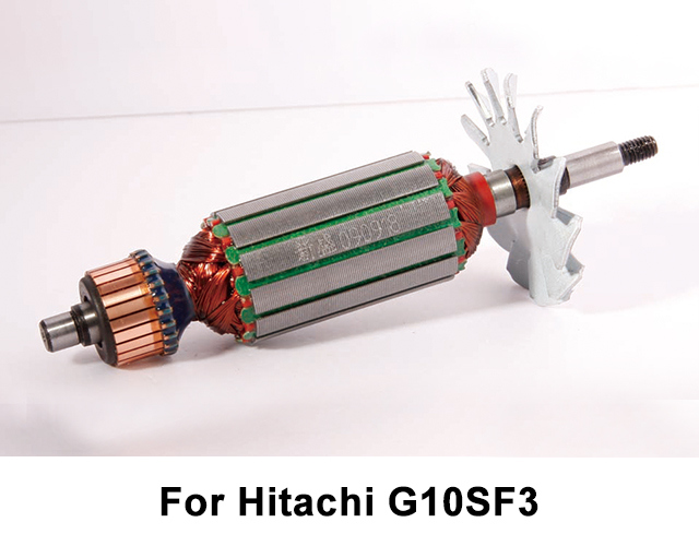 SHINSEN POWER TOOLS Rotor Armatures for Hitachi G10SF3 Angle Grinder