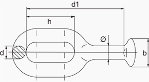 Electric Link Fitting Hot-DIP Galvanized Ball Eyes for High Voltage