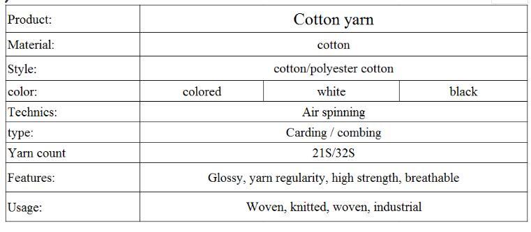 High Speed Sewing Thread Blended Yarn 32s Polyester Cotton Yarn