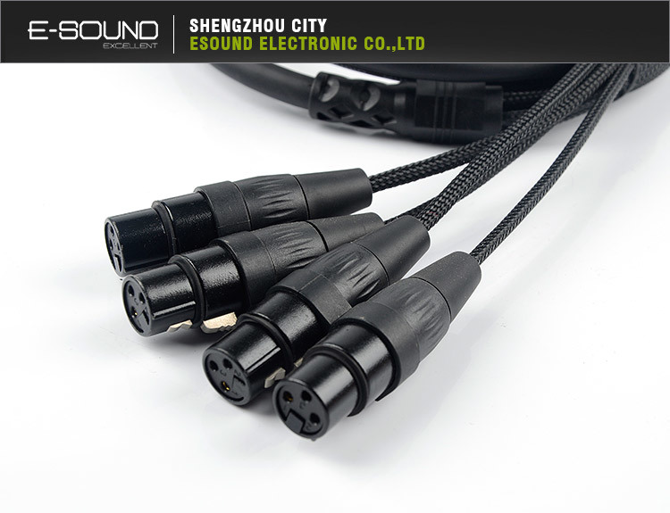 Audio Cable Speaker Microphone Cable Female Speakon to XLR OFC