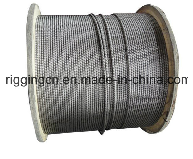 8X19 Bright Wire Rope in Eips Iwrc (Rotation Resistant)