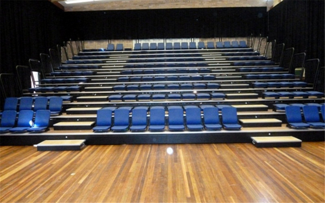 Used Theater Cinema Auditorium Tribune Telescopic Stand Bleachers Seating