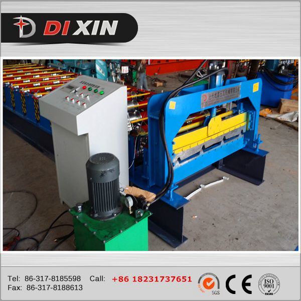 Dixin Wall and Roof Tile Panel Chrome Roll Forming Machine