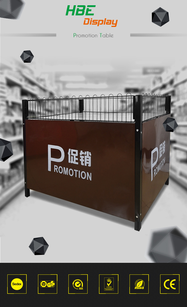 Promotion Display Table Wire Mesh Table