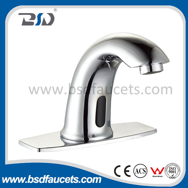 Save Water Sensor Automatic Chrome Electronic Hand Washing Basin Faucet
