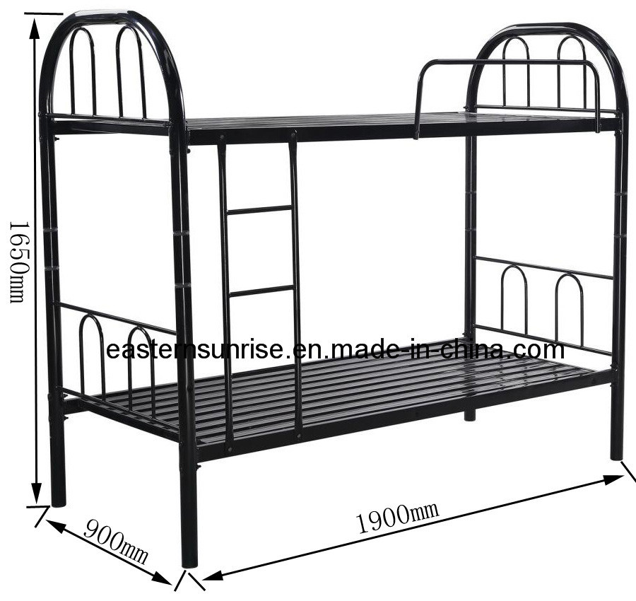 Solid Stainless Steel Bed Modern Double Bed