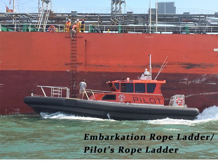 Durable Marine Rescue Embarkation Rope Ladder