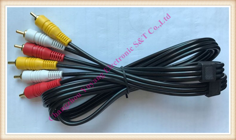 Audio Cable, RCA Cable, AV Cable, 3 RCA Plug to 3 RCA Plug Cable