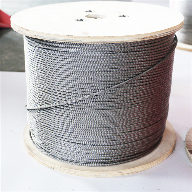 7X7 7X19 Stainless Steel Rope for Hoisting and Lifting (1X19-12.0)