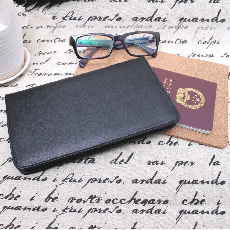 PU Leather Passport Cover Holder Passport Wallet
