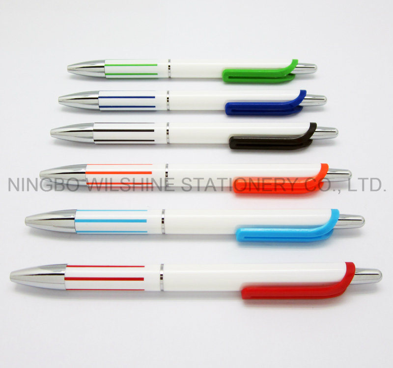 Wholesale Cheap Custom Advertising Plastic Ballpoint Pen for Promotion (BP1201)