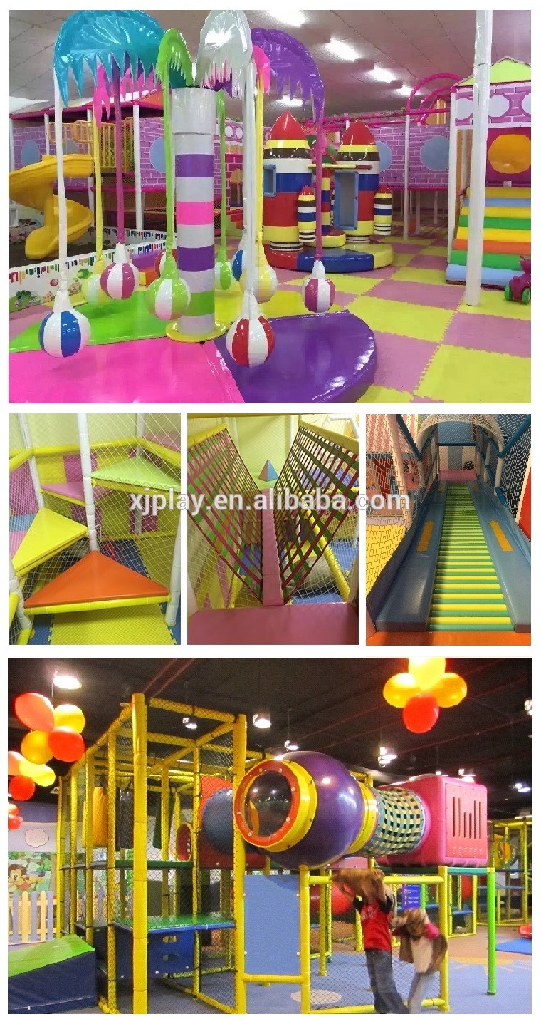 Indoor Playground Slide Ladder Obstacle Indoor Playground