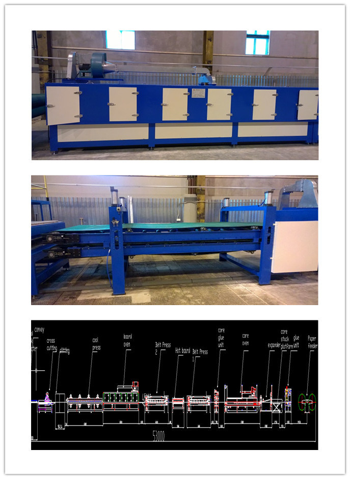 High Quality 100mm Thickness Honeycomb Board Machine