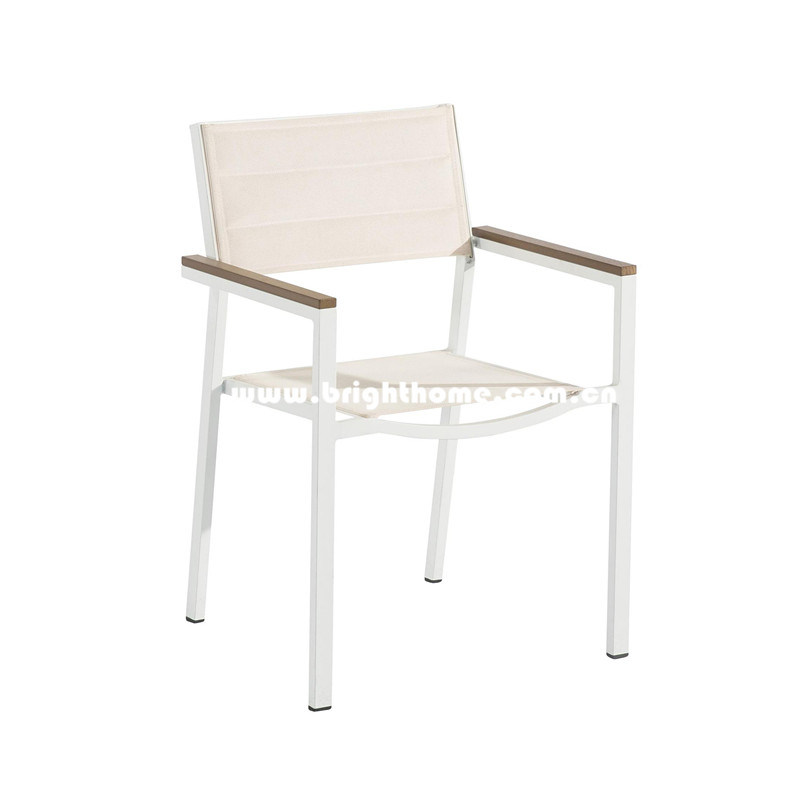 Outdoor Textilene Chair Aluminum Leisure Furniture