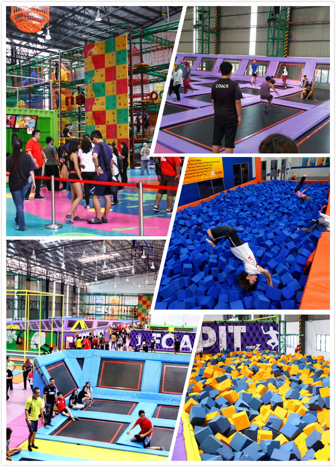 TUV Approval Trampoline Park Indoor Foam Pit Cube