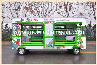 Small Vending Cart for Selling Fast Food and Vegetables