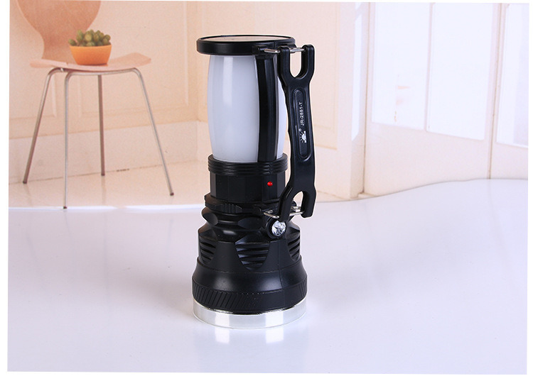 Top Rated Handheld Torch Solar or AC Rechargeable Ultra Bright Portable LED Camping Lantern and 500 Lumen Flashlight