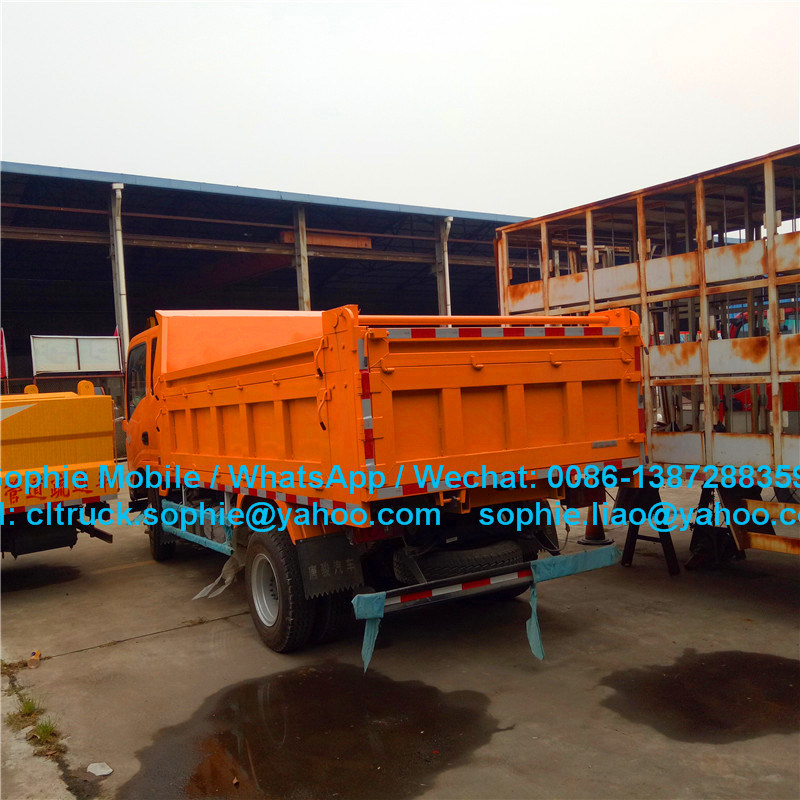 China 2mt 3mt T-King Mini Sand Tipper Dump Transportation Truck