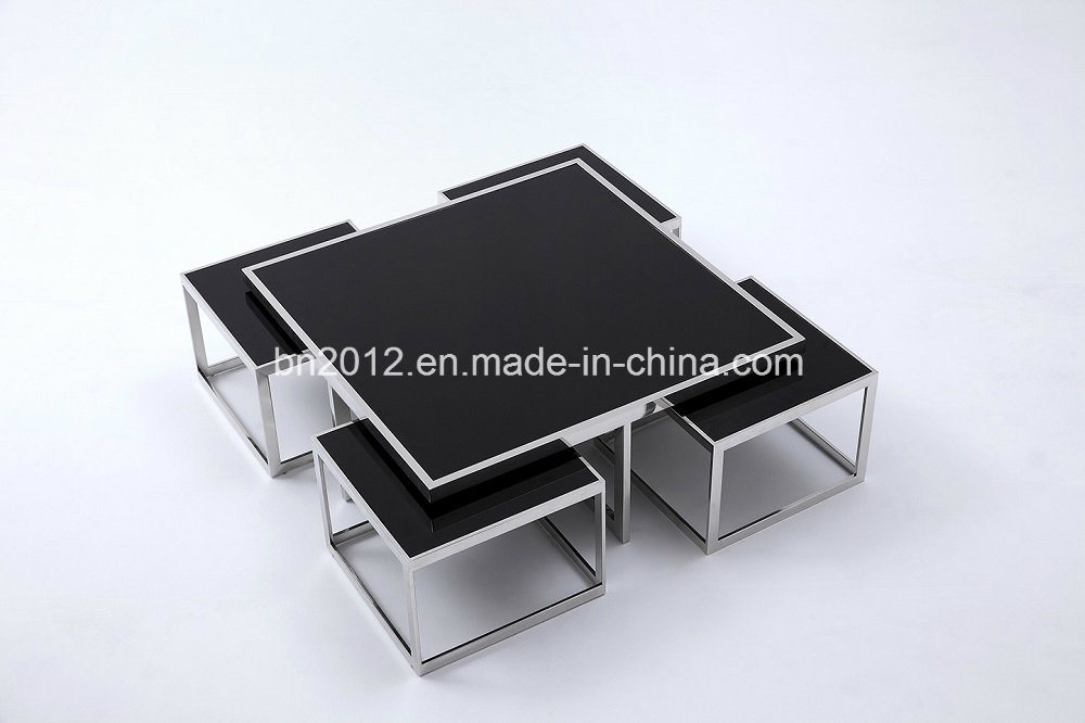 Modern Model Glass Top Good Price Round Coffee Table