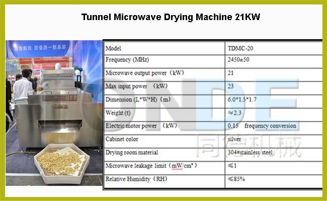 Tunnel Honeysuckle Nuts Snack Sterilization Dryer Machine