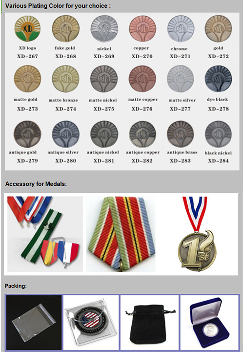 Factory Made Good Quality Award Medals