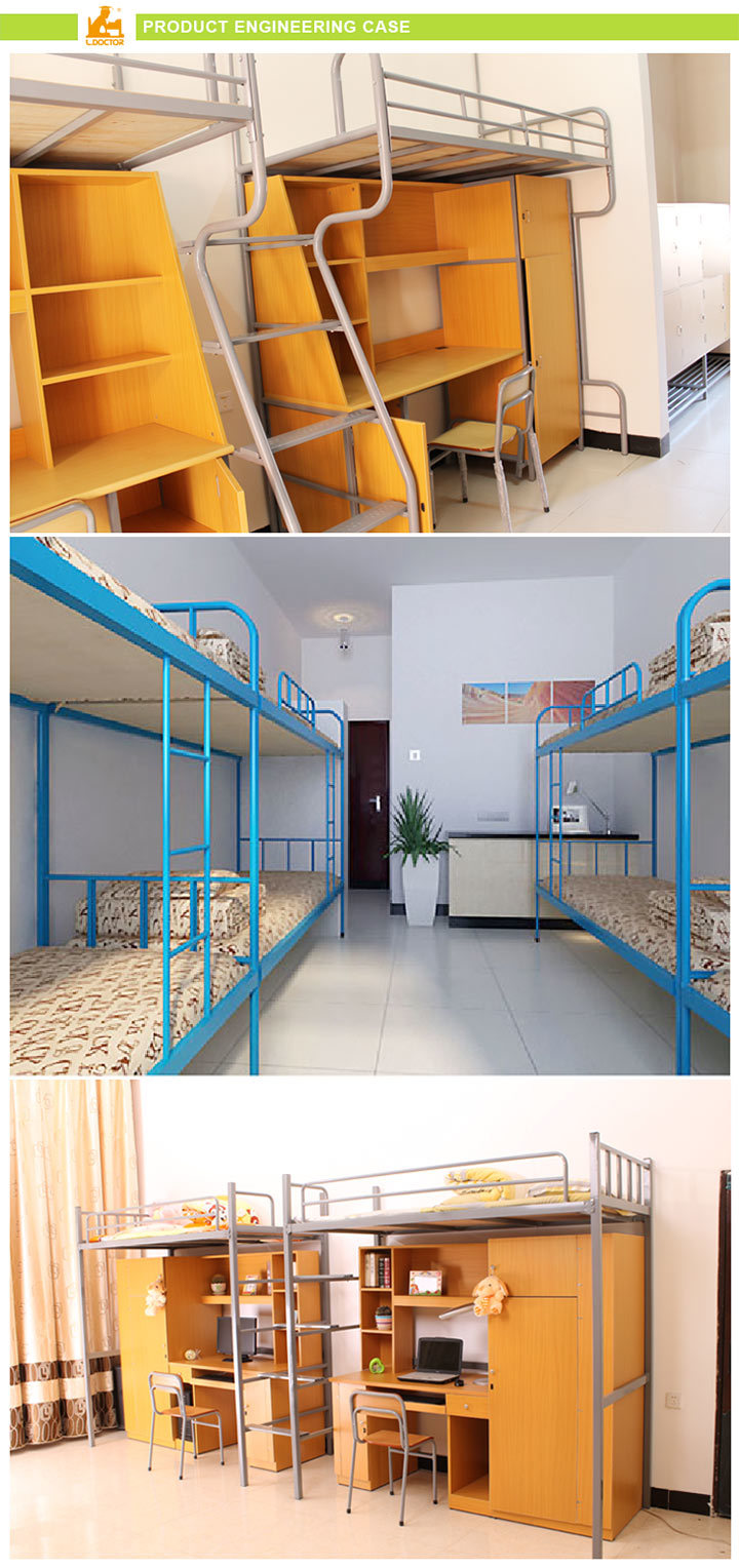 General Used Metal Triple Bunk Bed for Kids