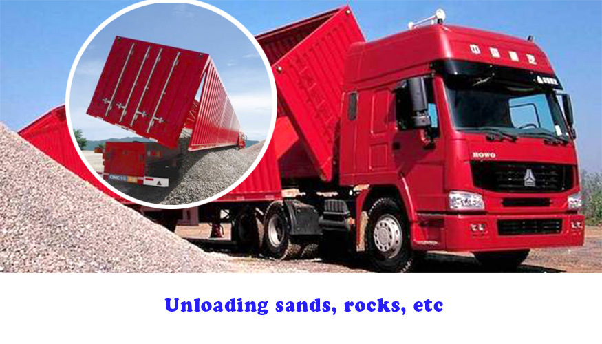 China Durable Tipper Trailer/Dump Trailer/Tipper Truck 3 Axle