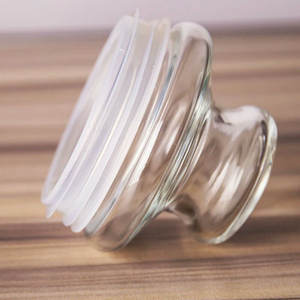 Hot Sell 3PCS Glass Storage Food Jar with Seal Glass Lid