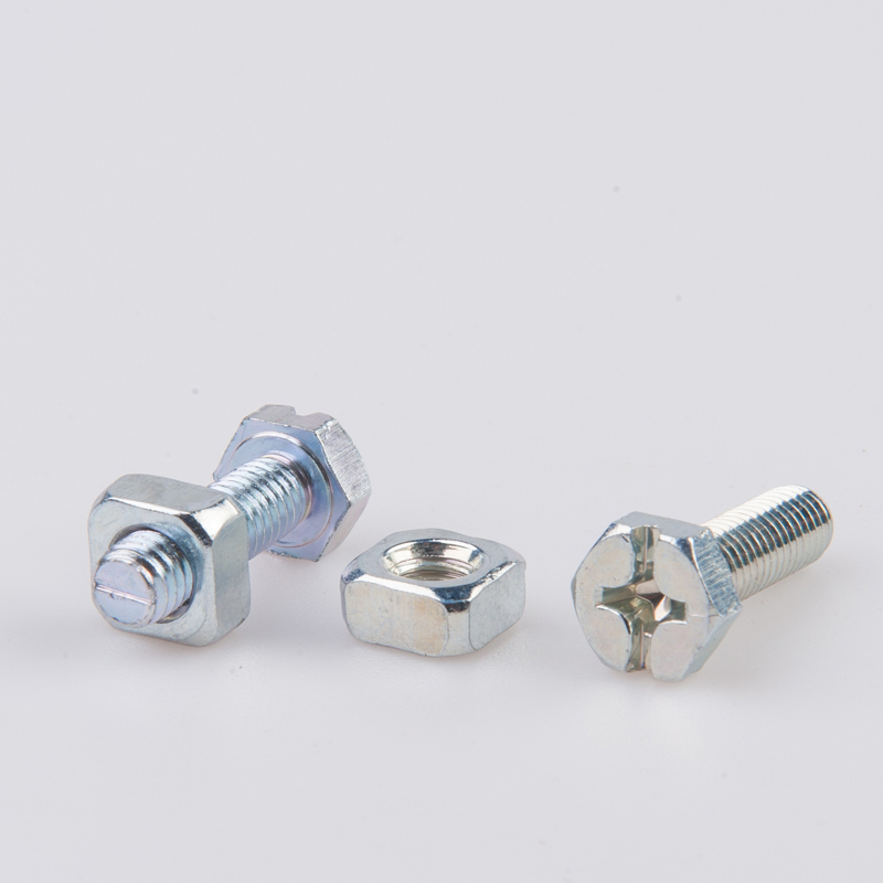 Carbon Steel Zinc Plated Hex Bolt and Square Nut