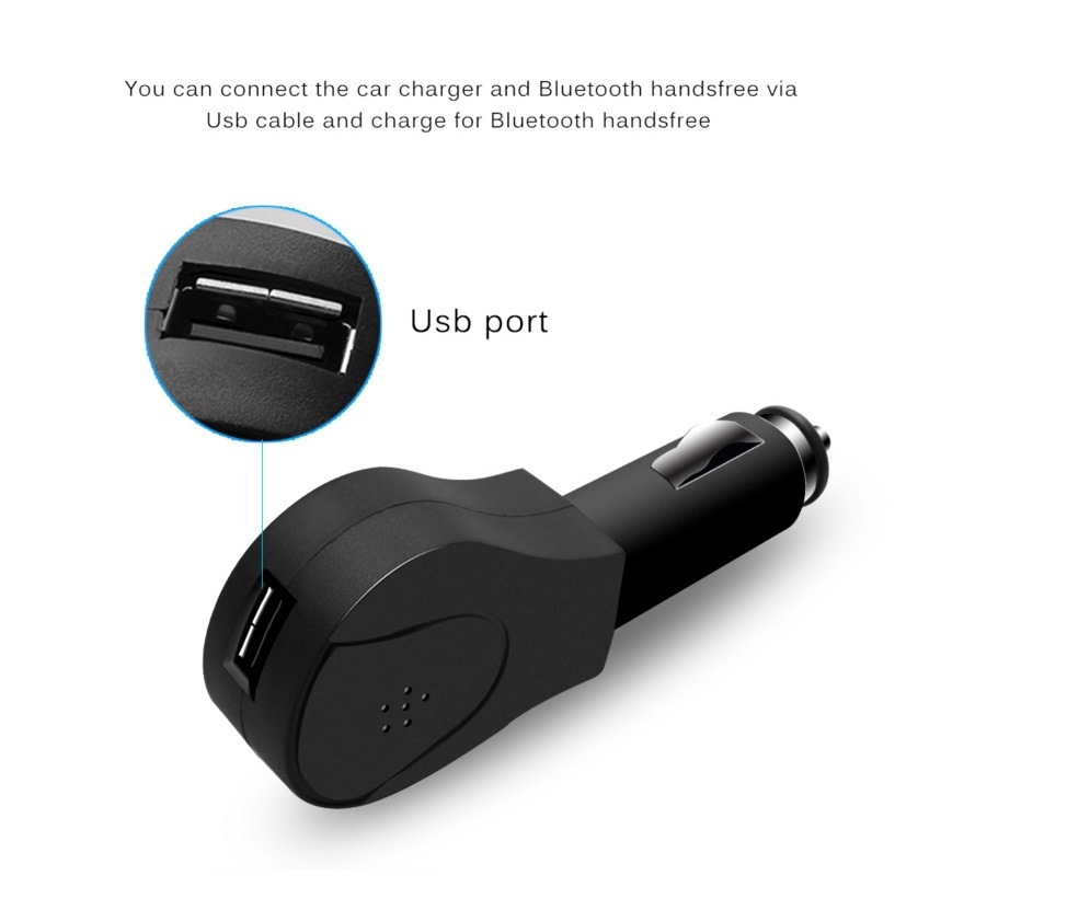 V3.0 EDR Wireless Bluetooth Handsfree Car Kit Speakerphone/Speaker with Car Charger