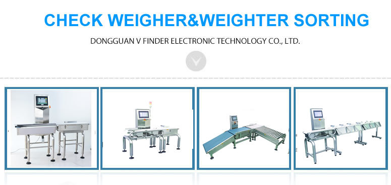 Automatic Packing Food Line Conveyer Weight Sorting Machine Check Weigher