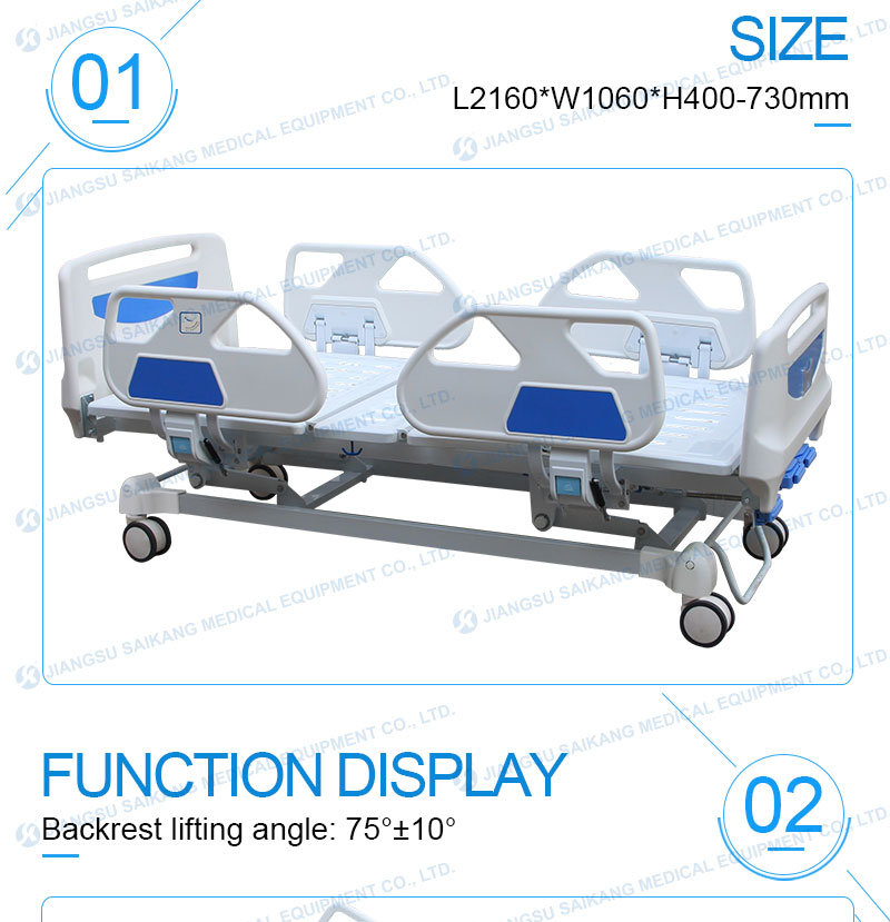 Cheap Adjustable Medical Manual Bed