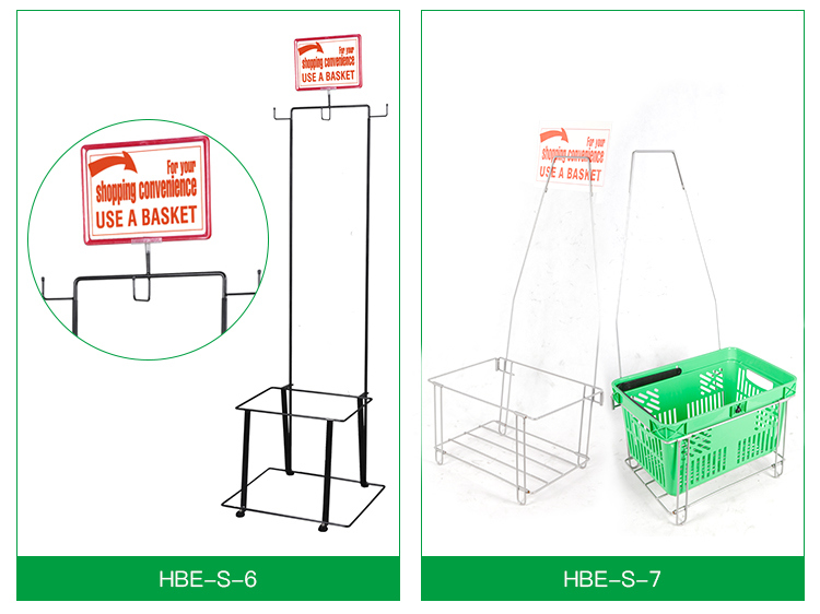 Supermarket Plastic Shopping Hand Basket