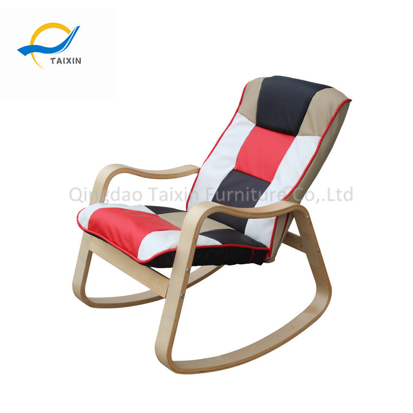 Home Furniture Comfortable Wooden Frame Rocking Chair