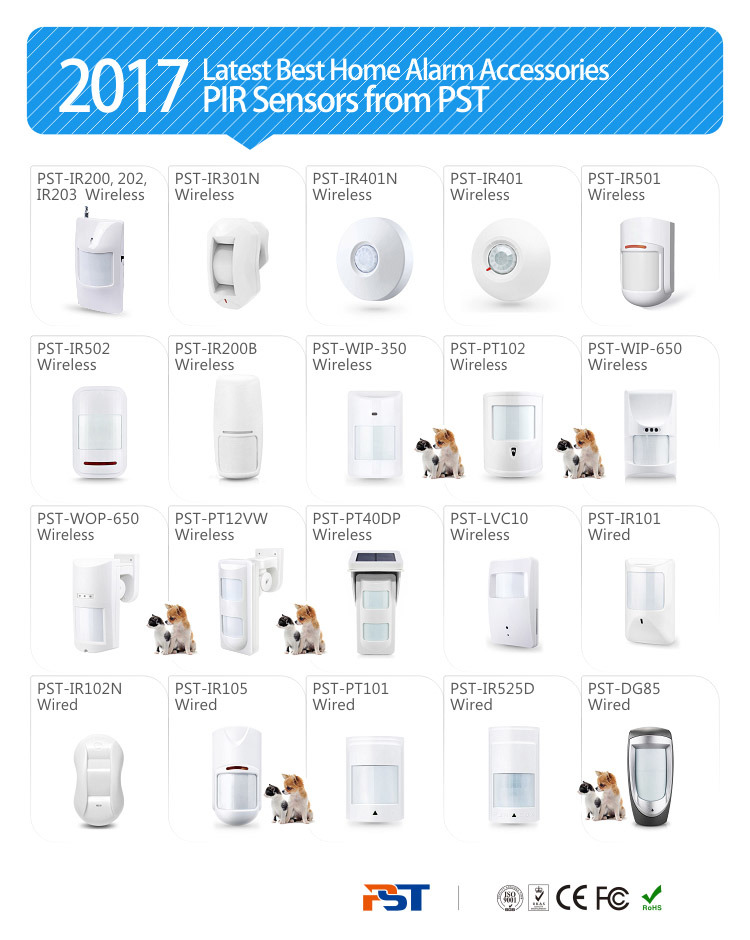 2018 Newest Flash & Sound Wireless Siren/Alarm Siren (PST-FS201)