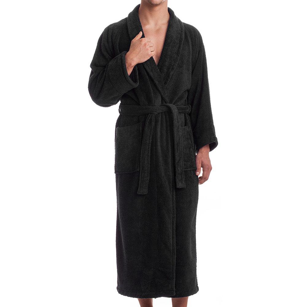 Comfortable Sleepwear Soft Terry Men's Bathrobe Hotel Bathrobe Cotton Pajamas