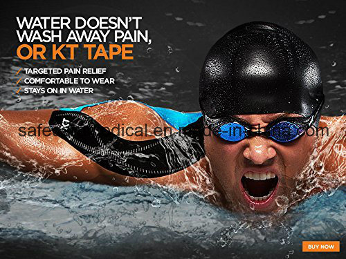 Kinesiology Athletic Sports Tape Waterproof for Knee Shoulder and Muscle Injury Prevention